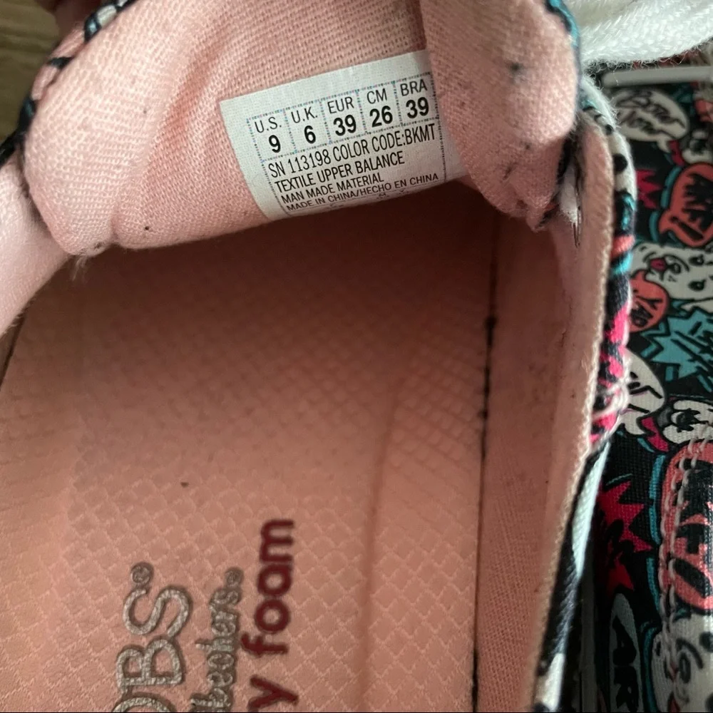 Sketchers BOB for dogs memory foam canvas sneakers - Picture 6 of 13